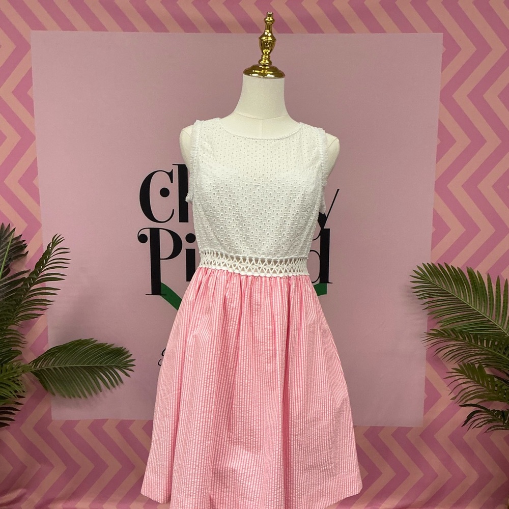 Lilly Pulitzer White and Pink Dress